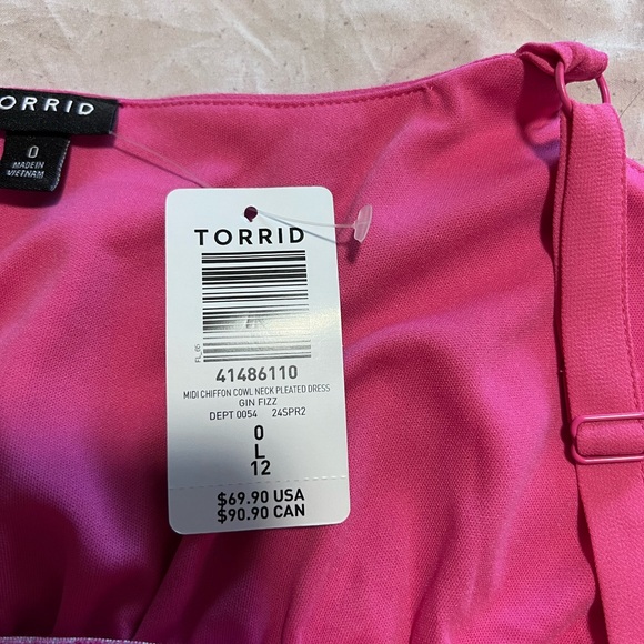 Torrid Pink Sleeveless Dress - Picture 7 of 9